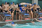 Swim vs Bentley  Wheaton College Swimming & Diving vs Bentley University. - Photo by Keith Nordstrom : Wheaton, Swimming & Diving